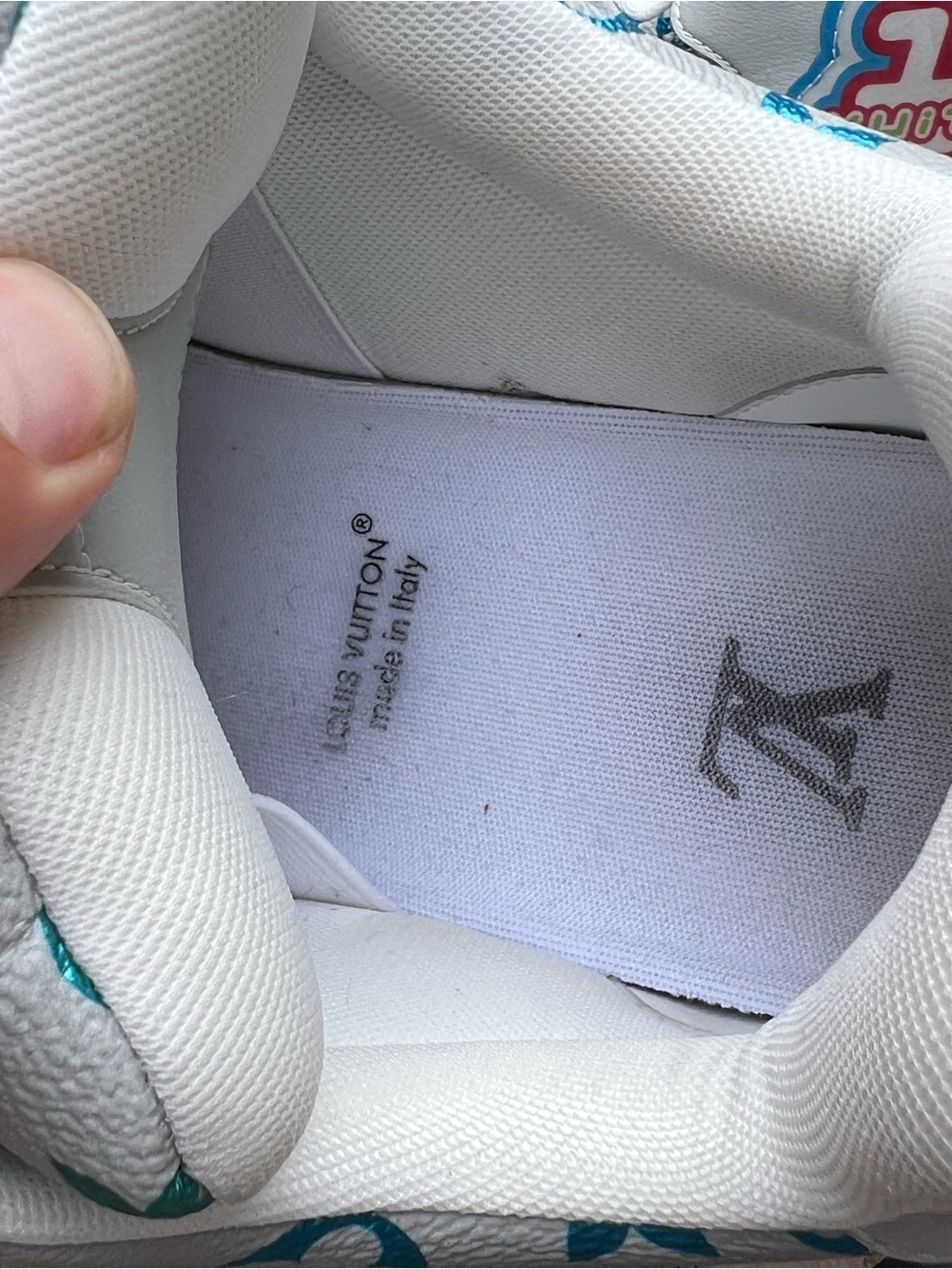 Louis Vuitton White Trainer Sneakers - Picture 10 of 12
